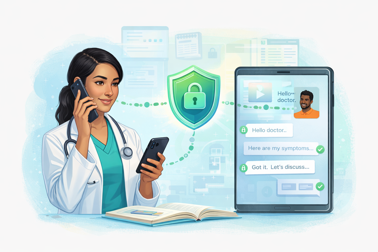 Secure patient communication